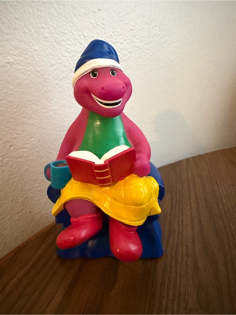 Vintage 1993 Barney Piggy Bank